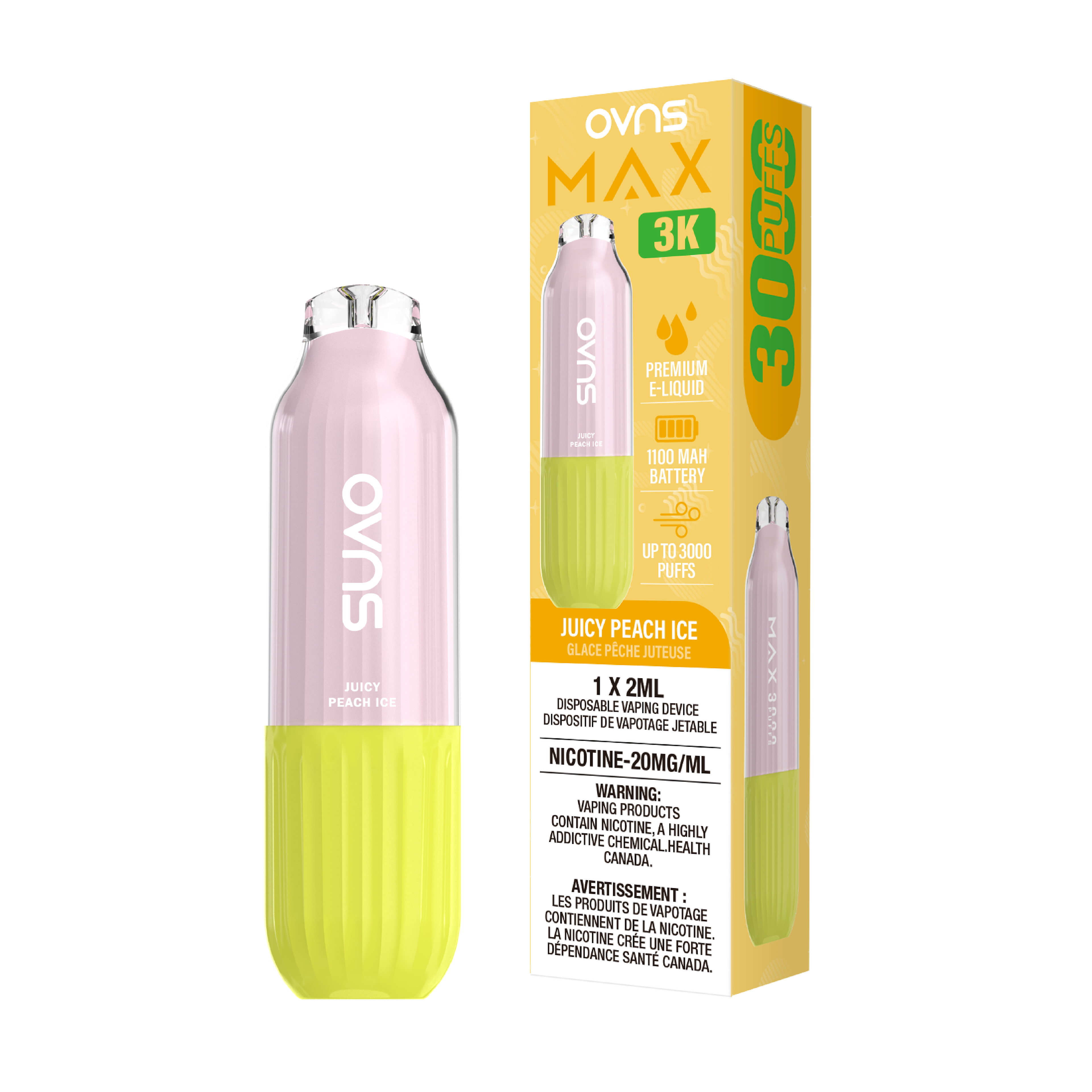 OVNS Max 3K Juicy Peach Ice