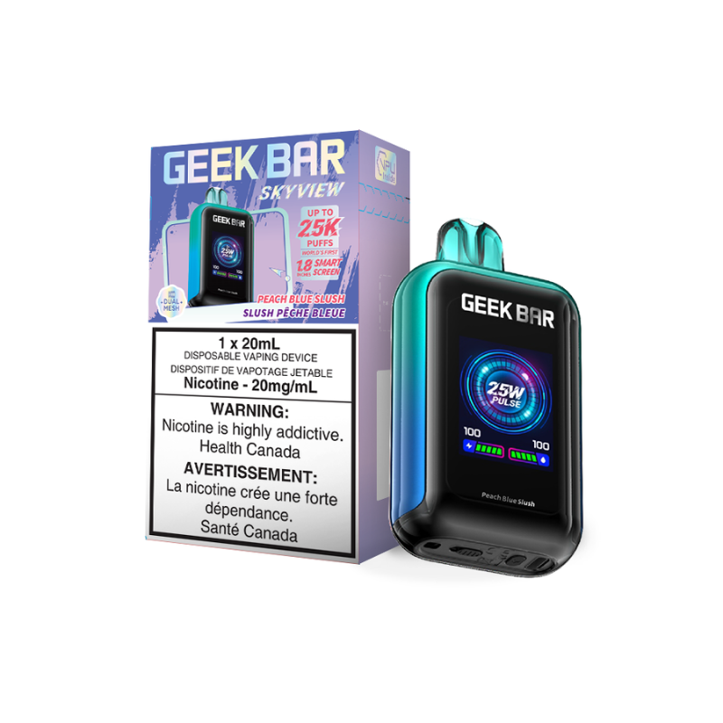 Geek Bar Skyview - Granité bleu pêche (25K) 