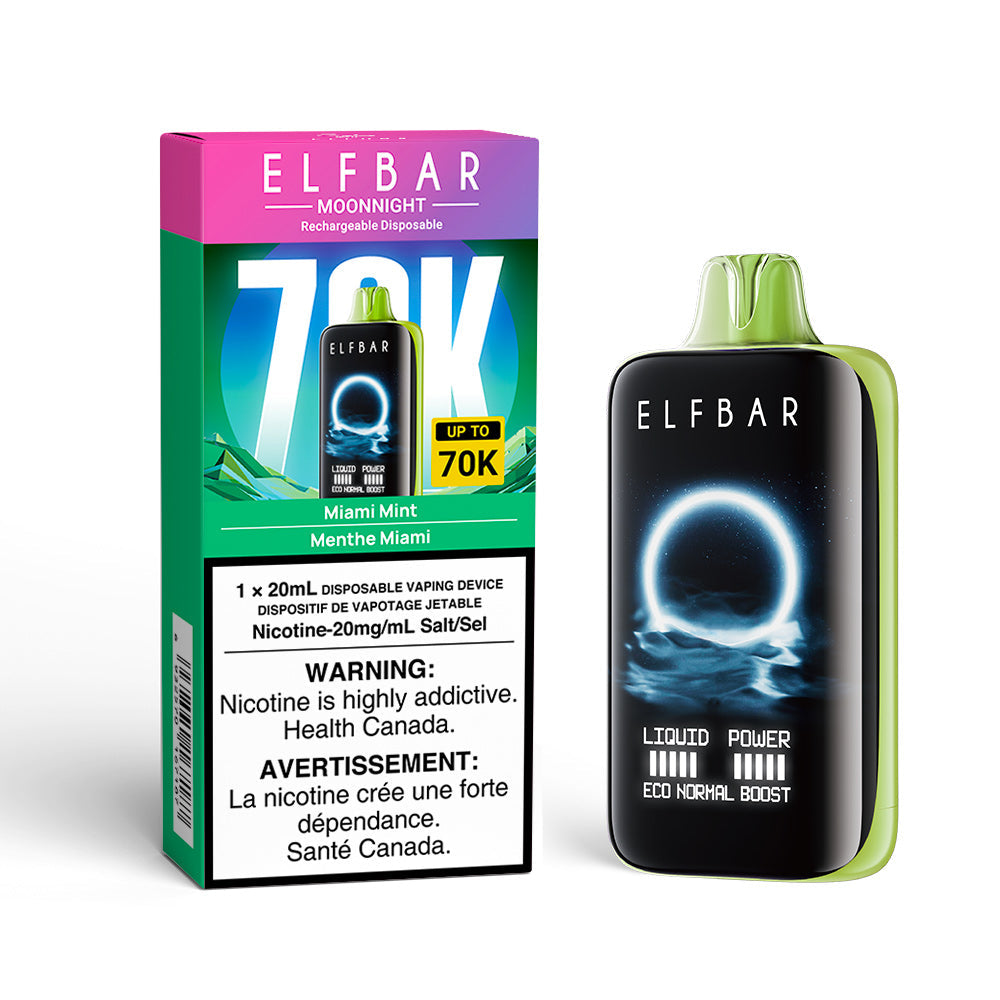 Elf Bar MoonNight (70K) - Miami Menthe 