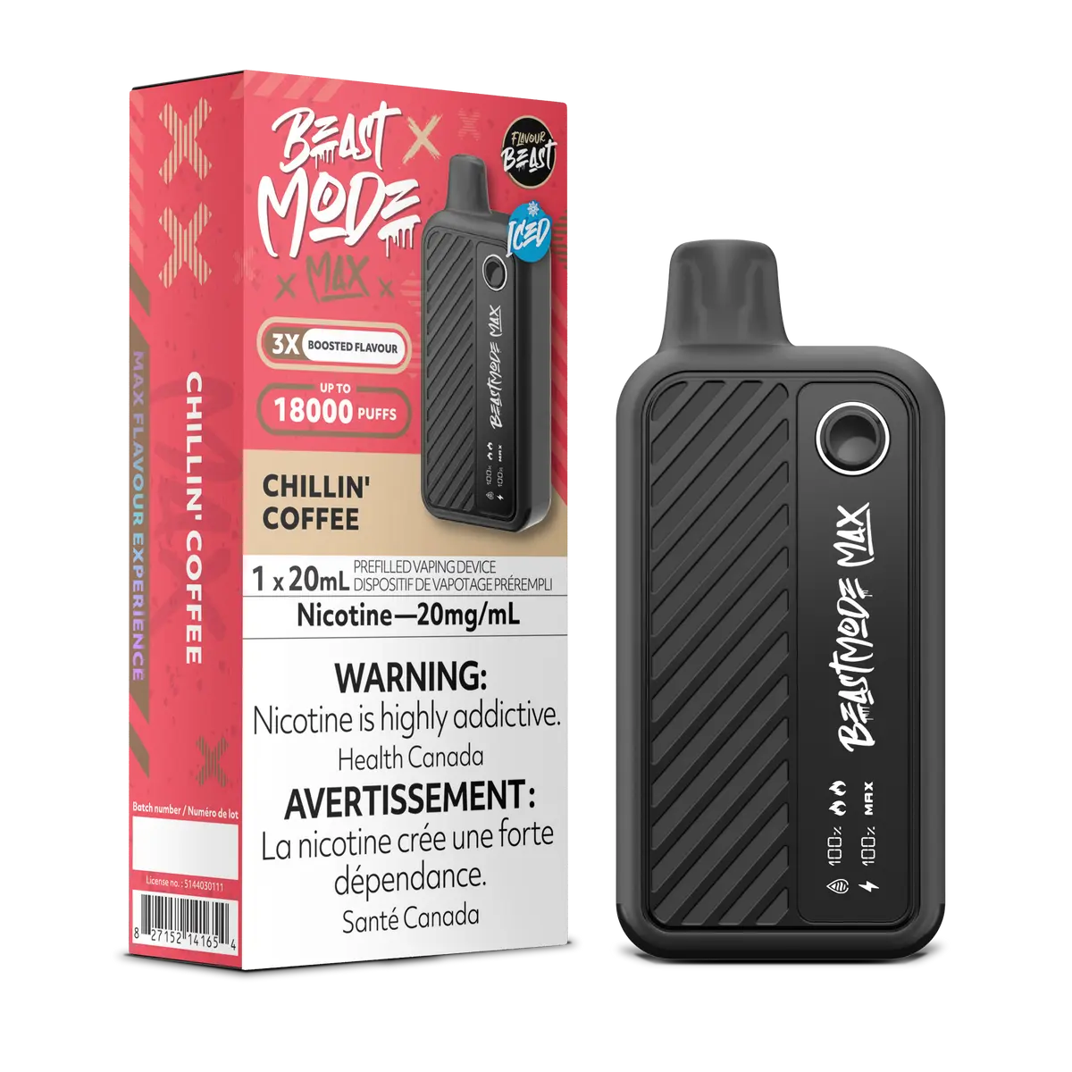 Flavour Beast Beast Mode Max Chillin' Coffee (Glacé) - 18K 