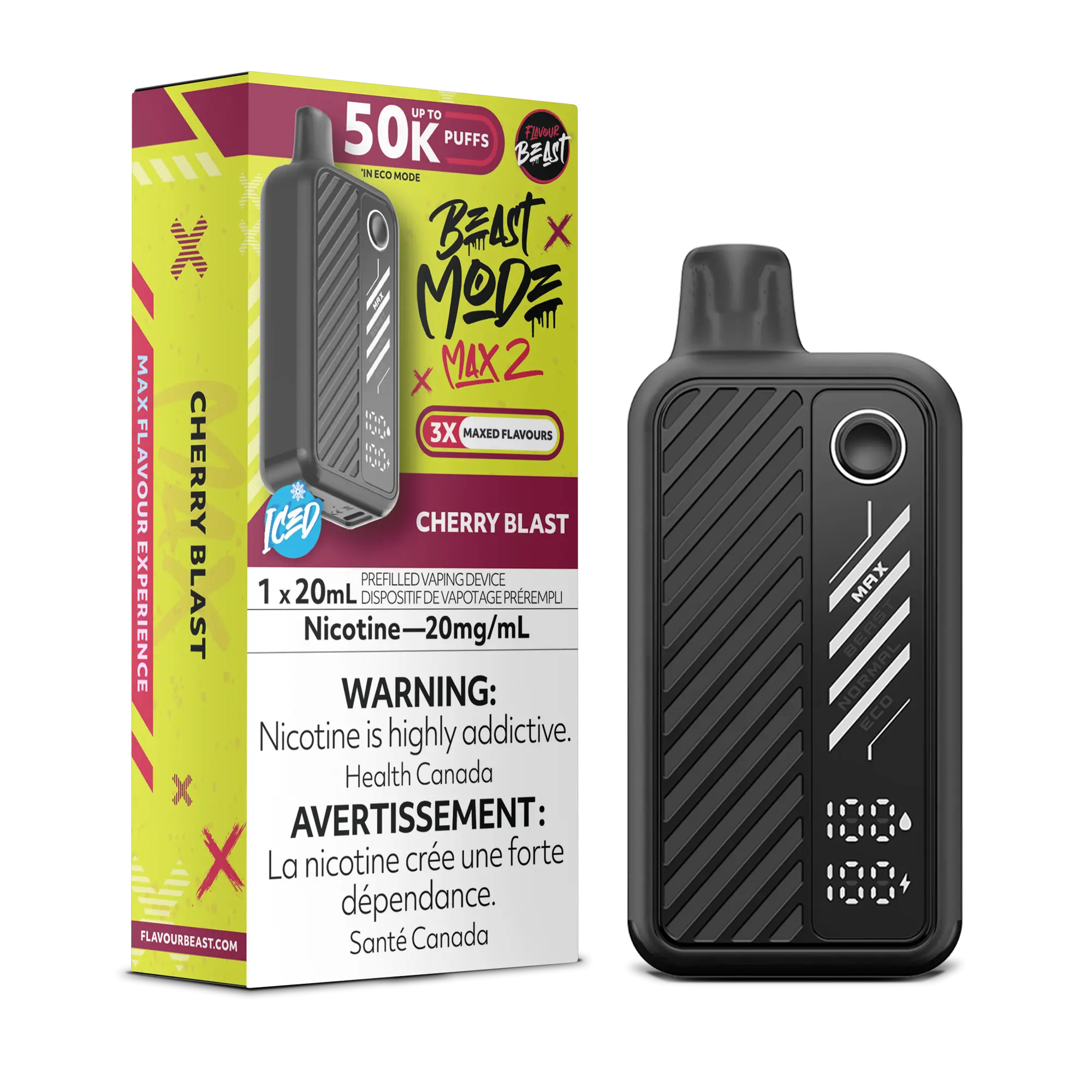 Flavour Beast Beast Mode Max 2 Cherry Blast - 50K