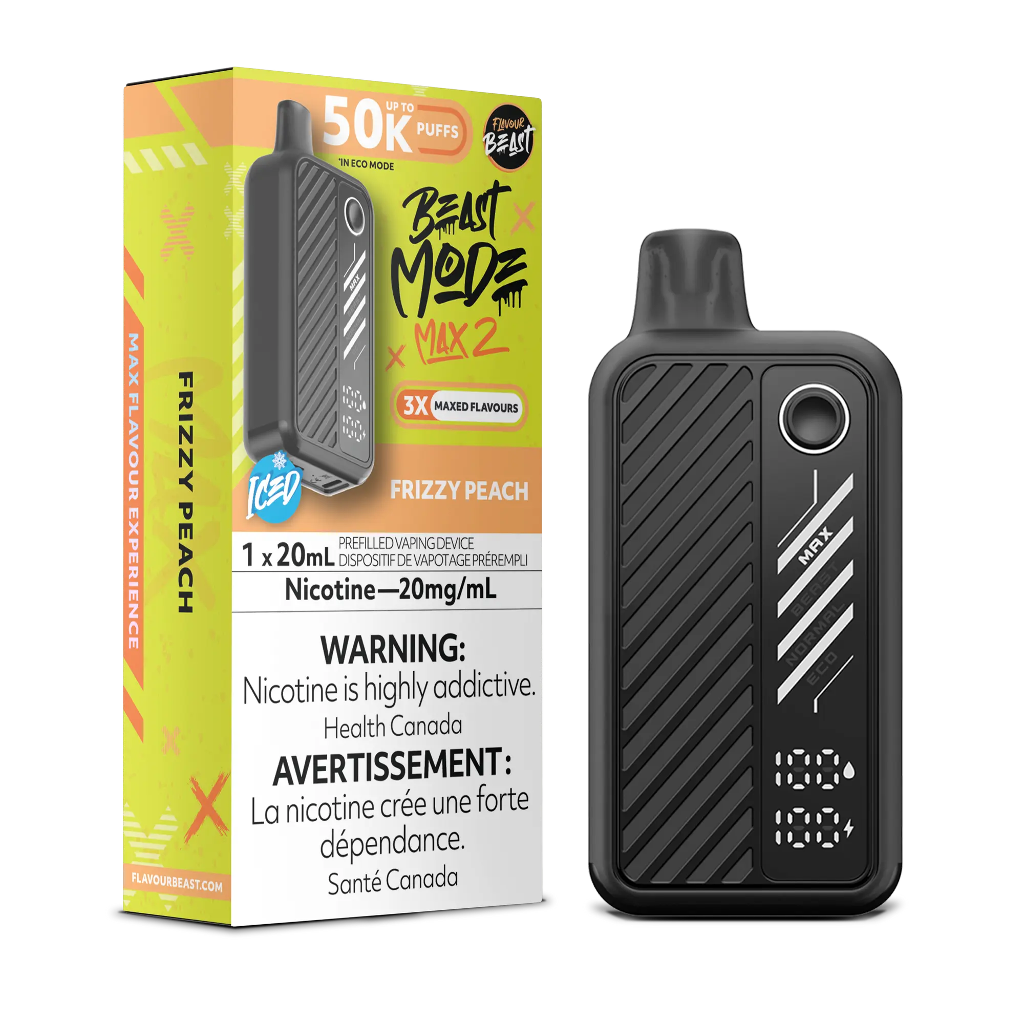 Flavour Beast Beast Mode Max 2 Frizzy Peach - 50K