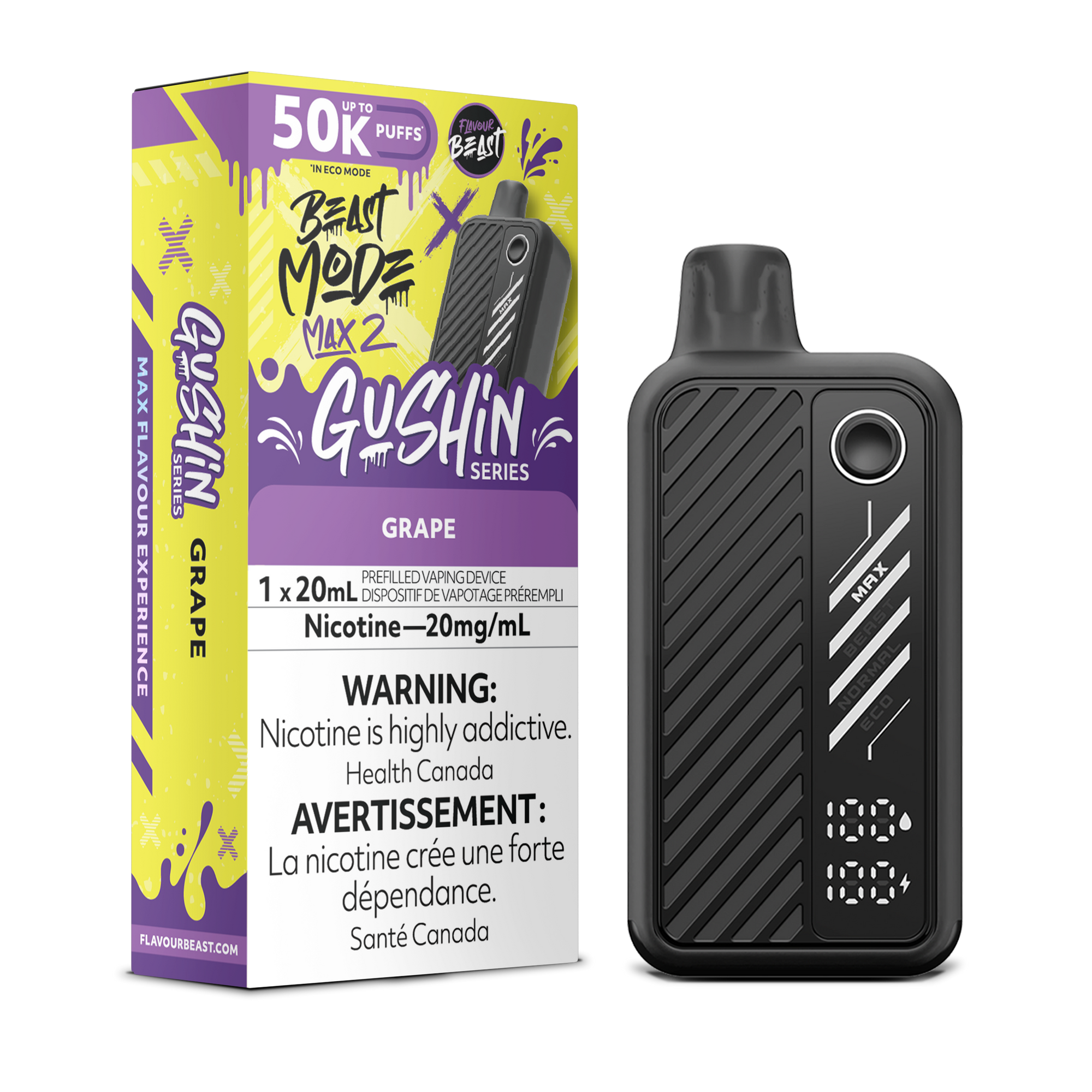 Saveur Bête Mode Bête Max 2 Raisin Gushin - 50K 