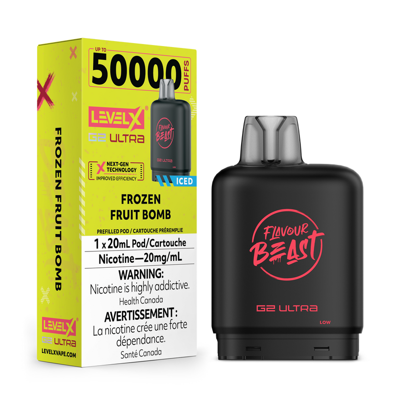 Flavour Beast Level X G2 Ultra 50K - Bombe de fruits glacée