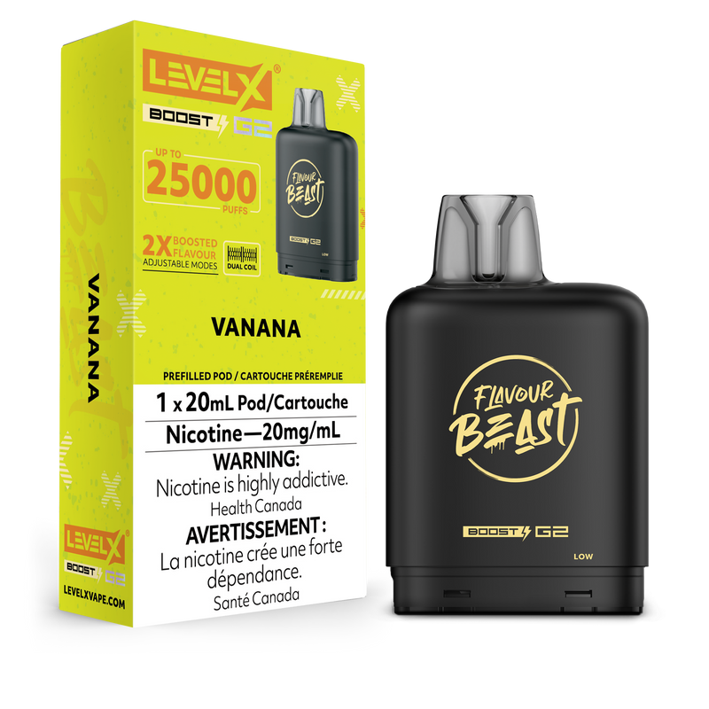 Flavour Beast Niveau X G2 Boost 25K - Vanille 