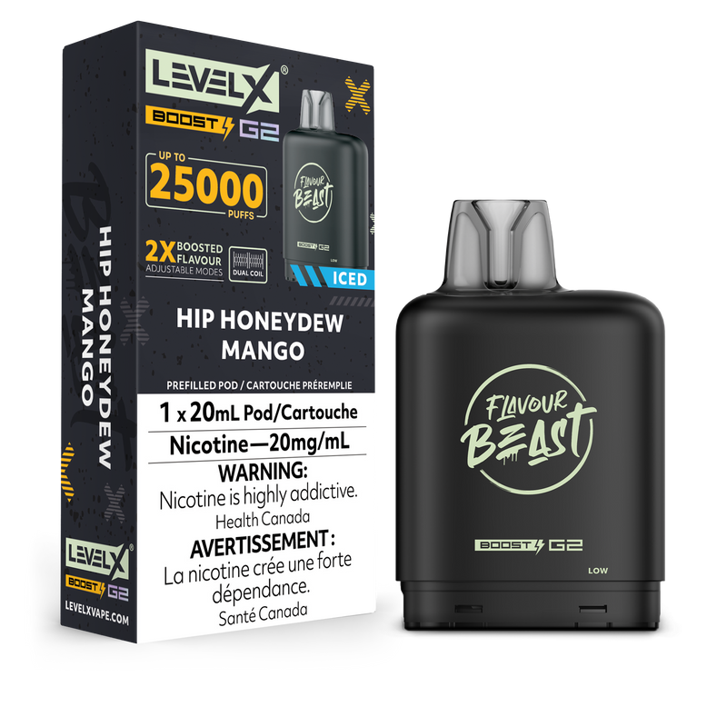 Flavour Beast Level X G2 Boost 25K - Mangue Miel et Épine (Glacé) 