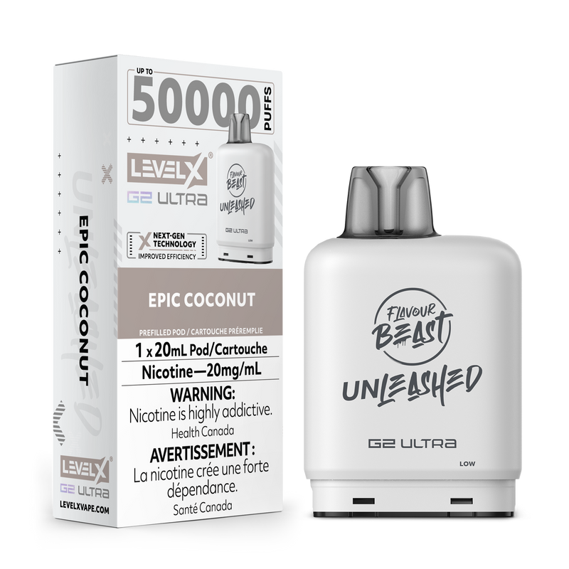 Flavour Beast Level X G2 Ultra 50K - Epic Coconut