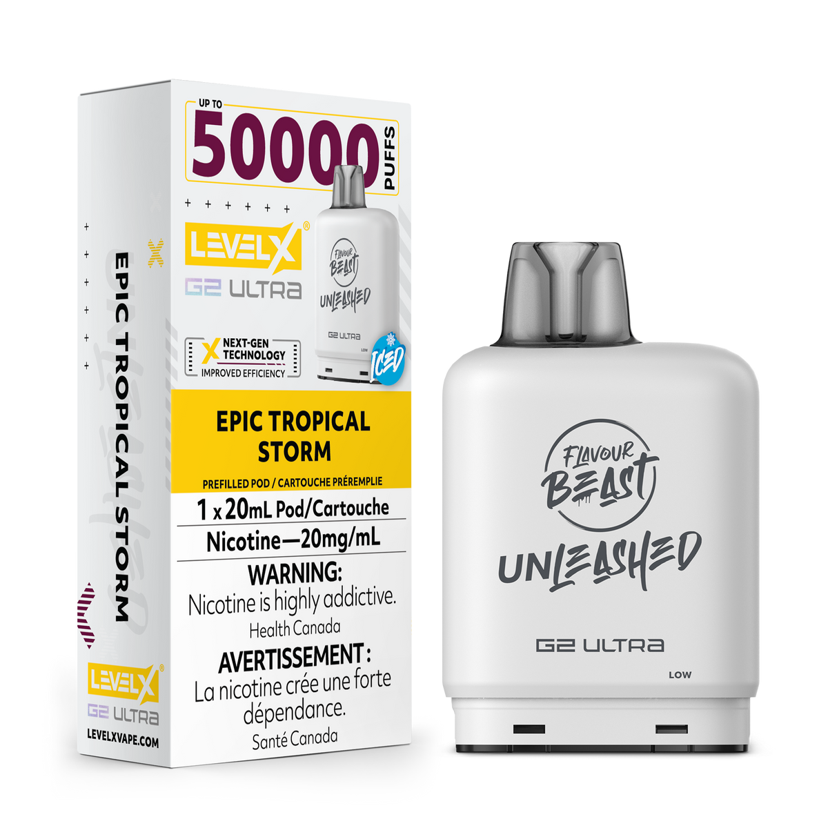 Flavour Beast Level X G2 Ultra 50K - Tempête Tropicale Épique