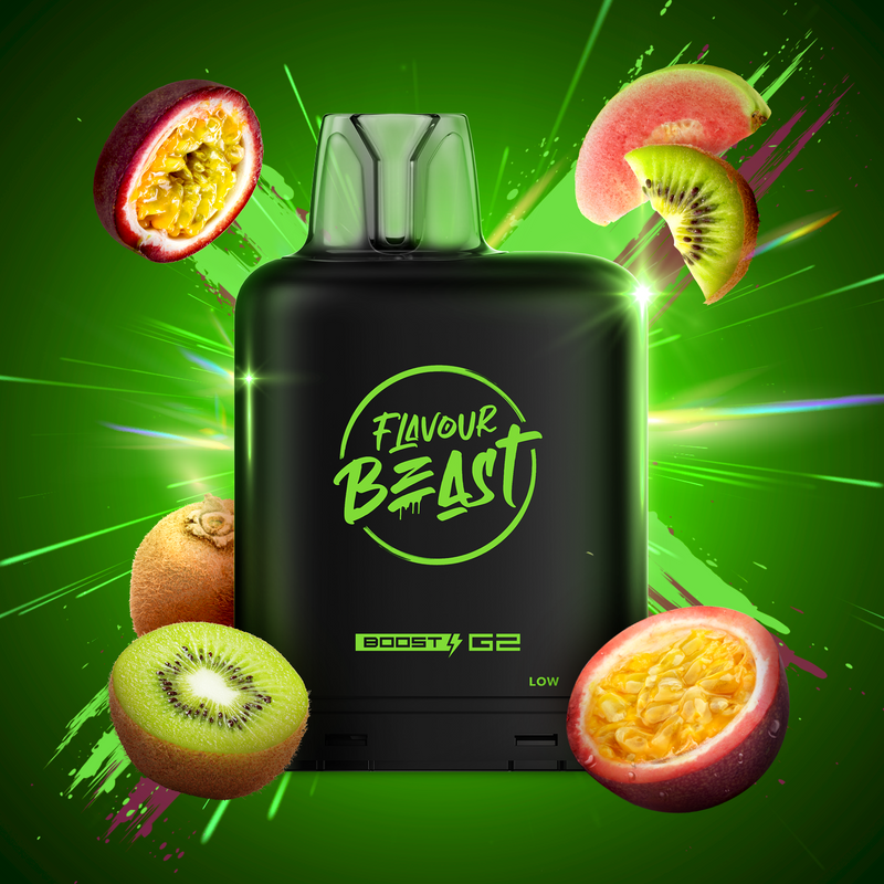 Flavour Beast Level X G2 Boost 25K - Kiwi Passionfruit 