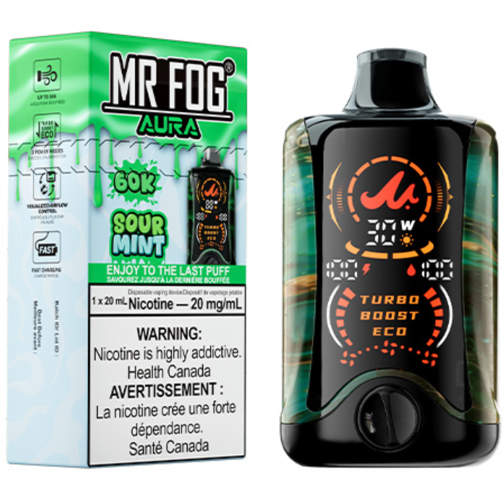 Mr Fog Aura Sour Mint (60K)