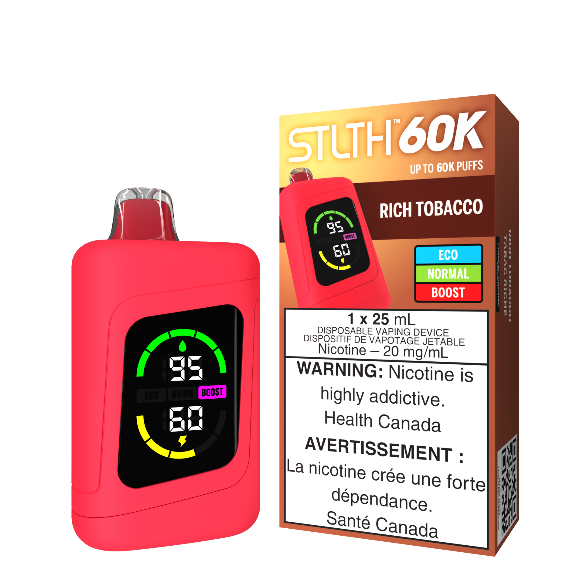 Stlth 60K - Tabac riche 