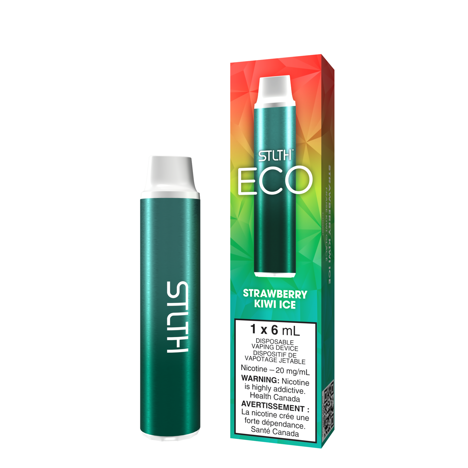 Stlth Eco - Glace à la fraise et au kiwi 