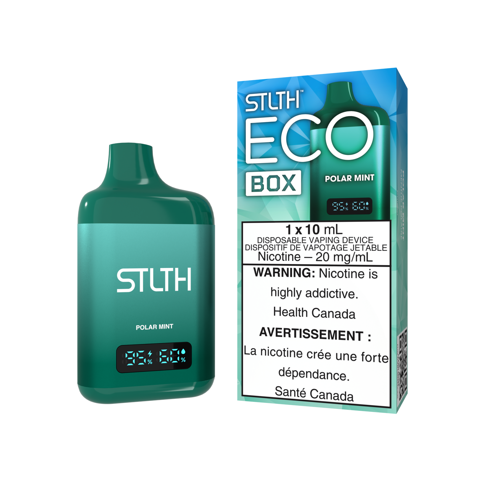Boîte écologique Stlth - Menthe polaire 