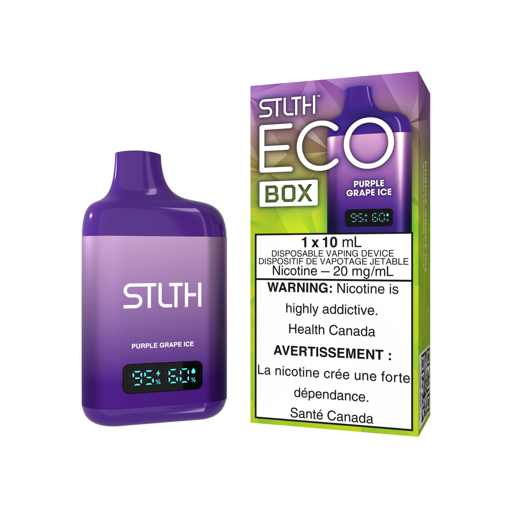 Stlth Eco Box - Glace au raisin violet 