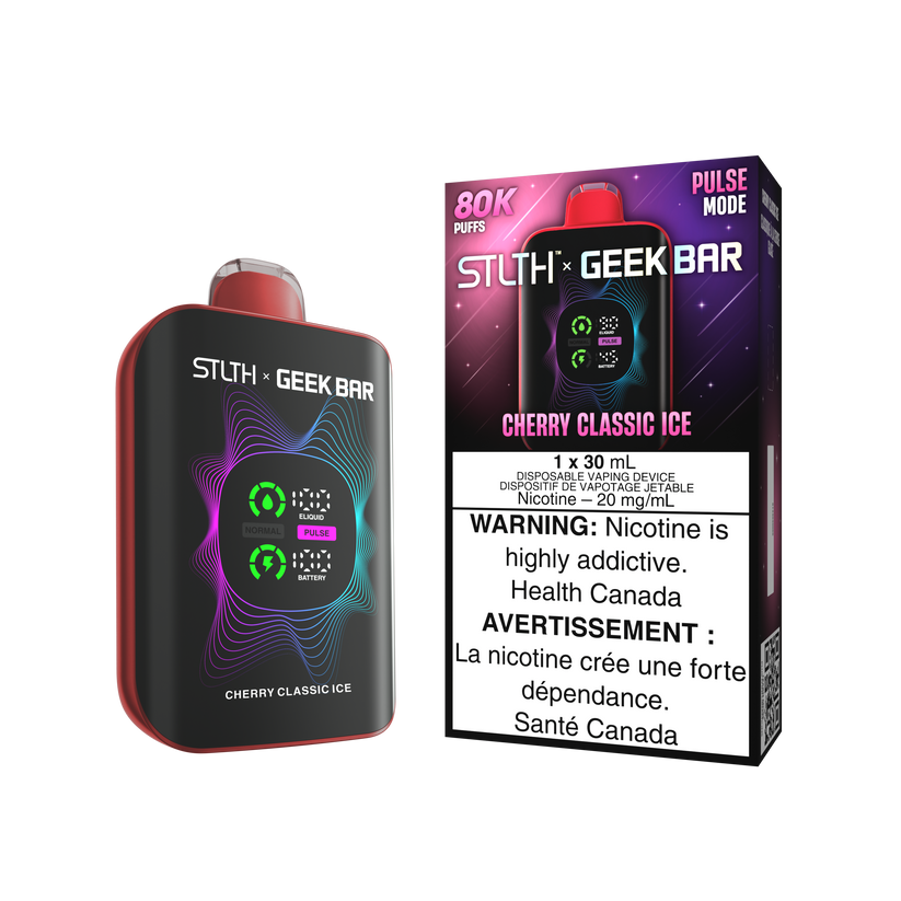 Stlth X Geek Bar - Glace classique à la cerise (80K)