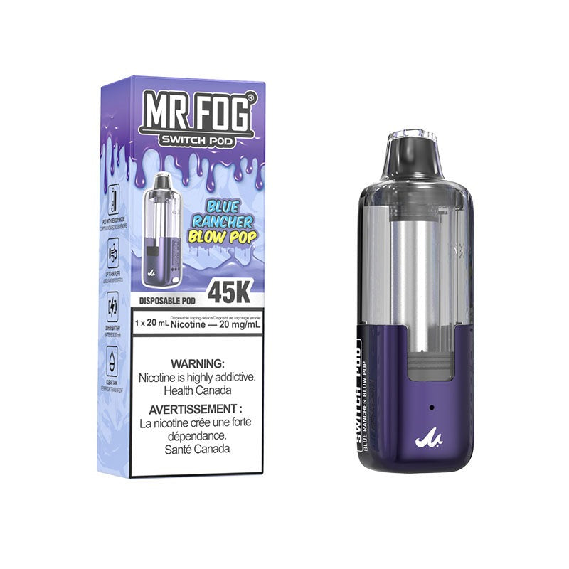 Mr Fog Switch Pod Blue Razz Blow Pop (45K)
