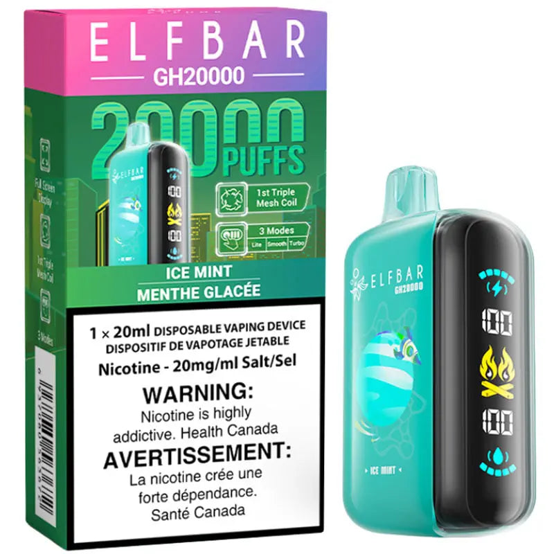 Barre glacée ELF Menthe GH20000 (20K)