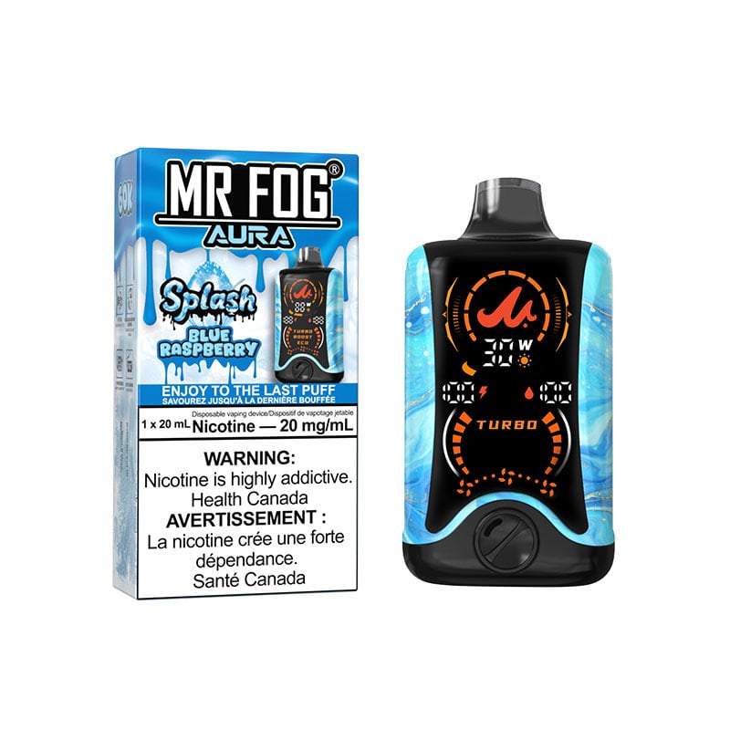 Mr Fog Aura Splash Blue Raspberry (60K)