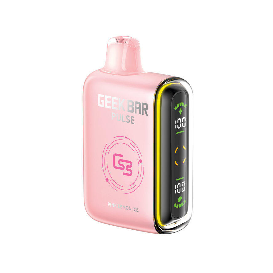 Geek Bar Pulse - Glace au citron rose (9K) 