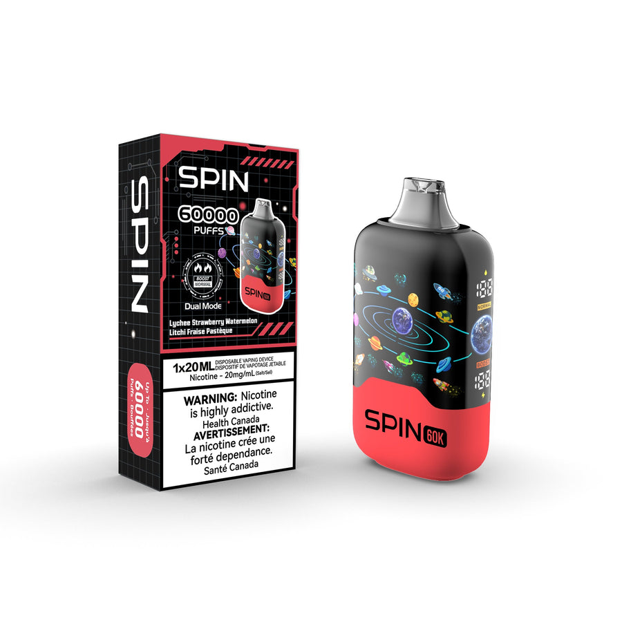 Spin 60K - Litchi Fraise Pastèque