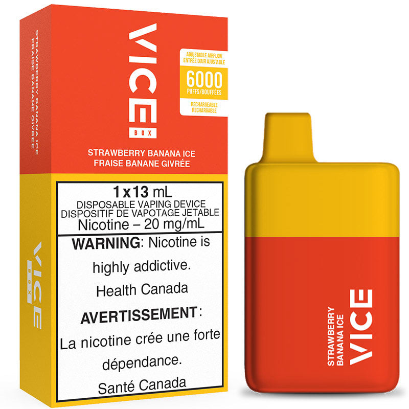 Vice Box 6000 - Glace à la fraise et à la banane 