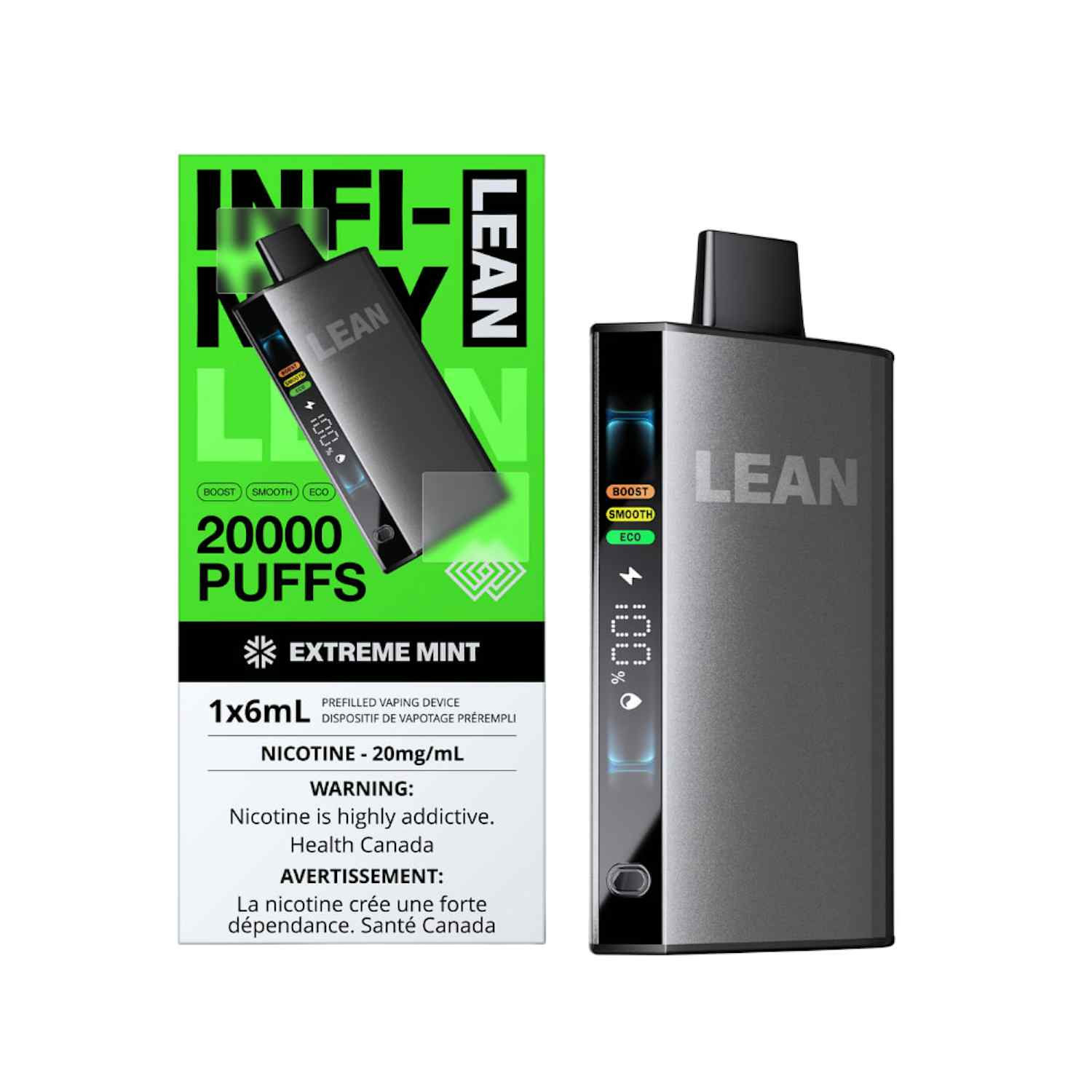 Infinity Lean 20K - Menthe extrême (Glace) 